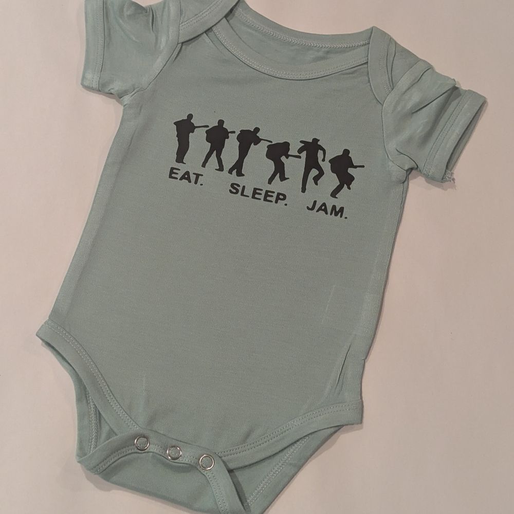 Dmb Dave Matthews Band Dancing Dave Eat Sleep Jam Buttery Soft Onesie 0-3mo New